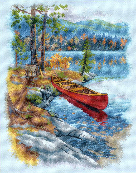 Cross stitch kit. Outdoor Adventure 70-35406 Dimensions