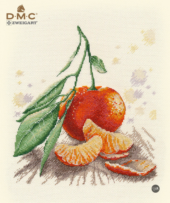 Cross stitch kit. Tangerines - 1312 OVEN