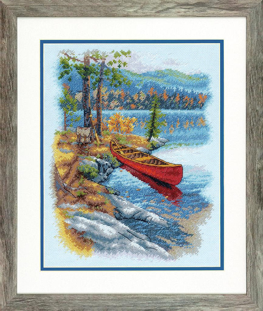 Cross stitch kit. Outdoor Adventure 70-35406 Dimensions