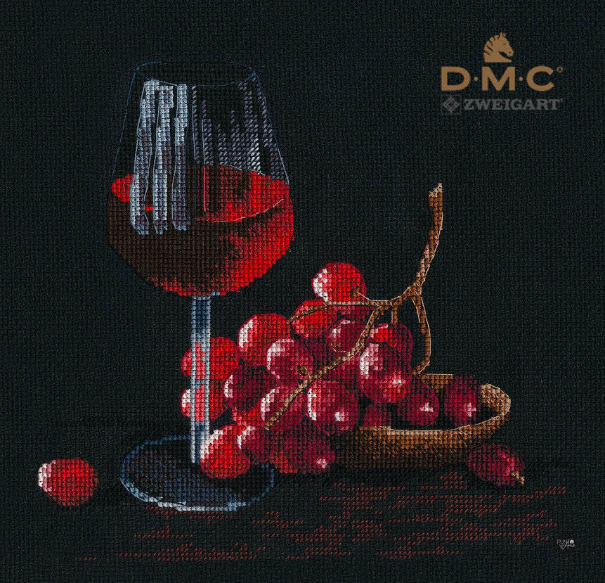 Cross stitch kit. Wine glass - 1404 OVEN