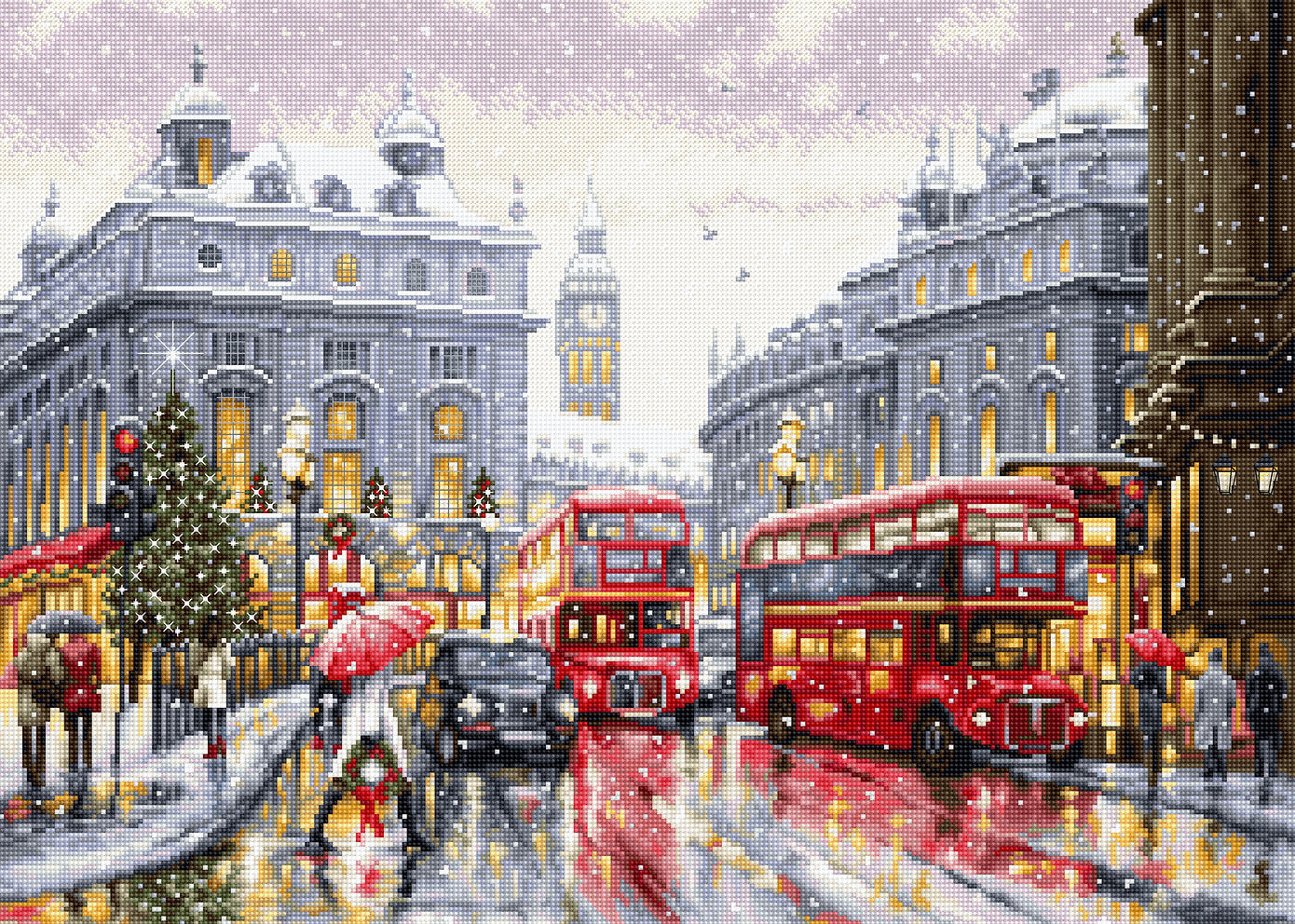 Cross Stitch Kit. London - BU5006 Luca-S