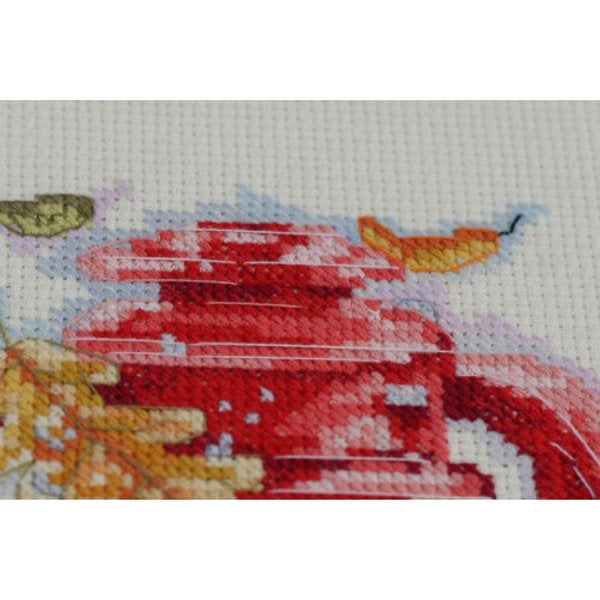 AH-088 October Heat - Cross Stitch Kit - Abris Art