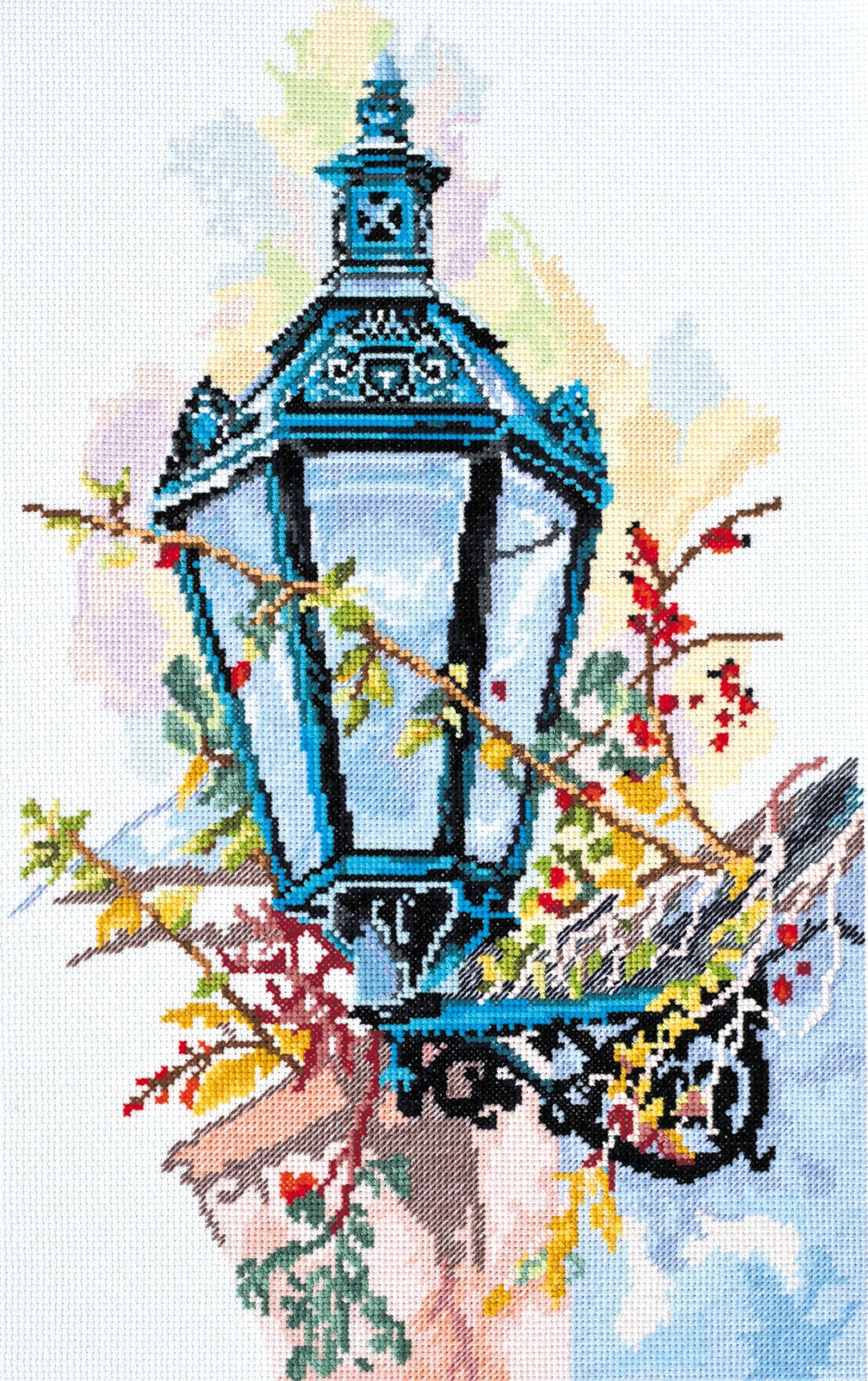 AH-083 Lantern - Cross Stitch Kit - Abris Art