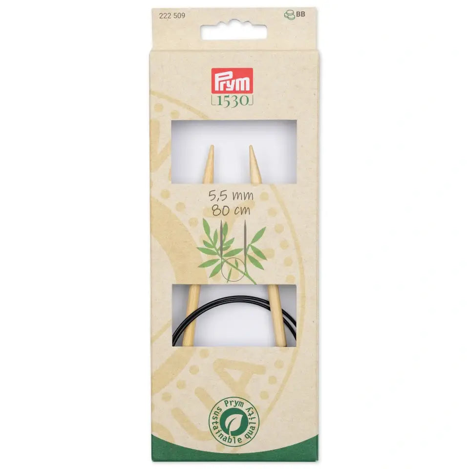 Prym 1530 Bamboo Circular Knitting Needles - Quality, Comfort and Sustainability