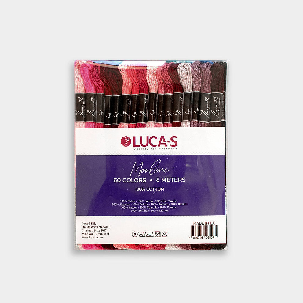 Garnpaket Mouline Luca-S. 50 Farben