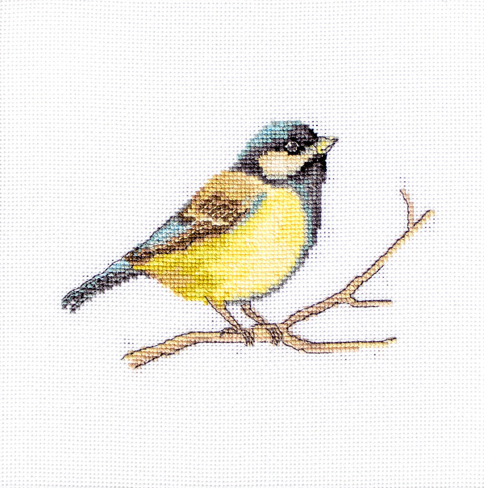 B1155 Great tit - Cross Stitch Kit Luca-S