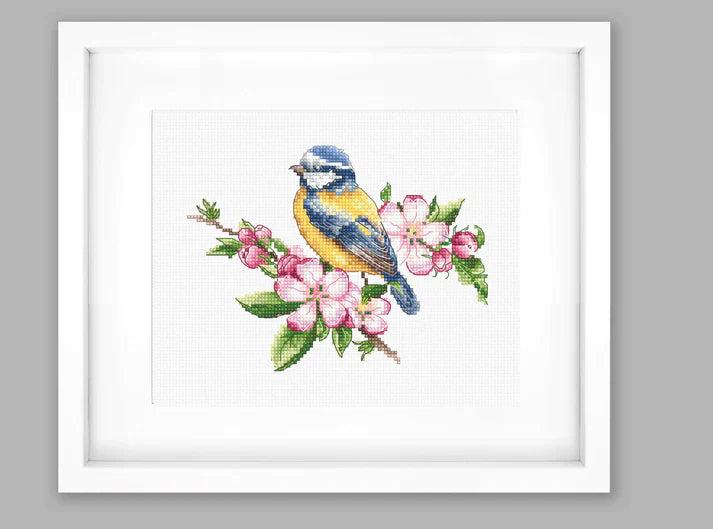 The blue tit - B1195 Luca-S - Cross Stitch Kit