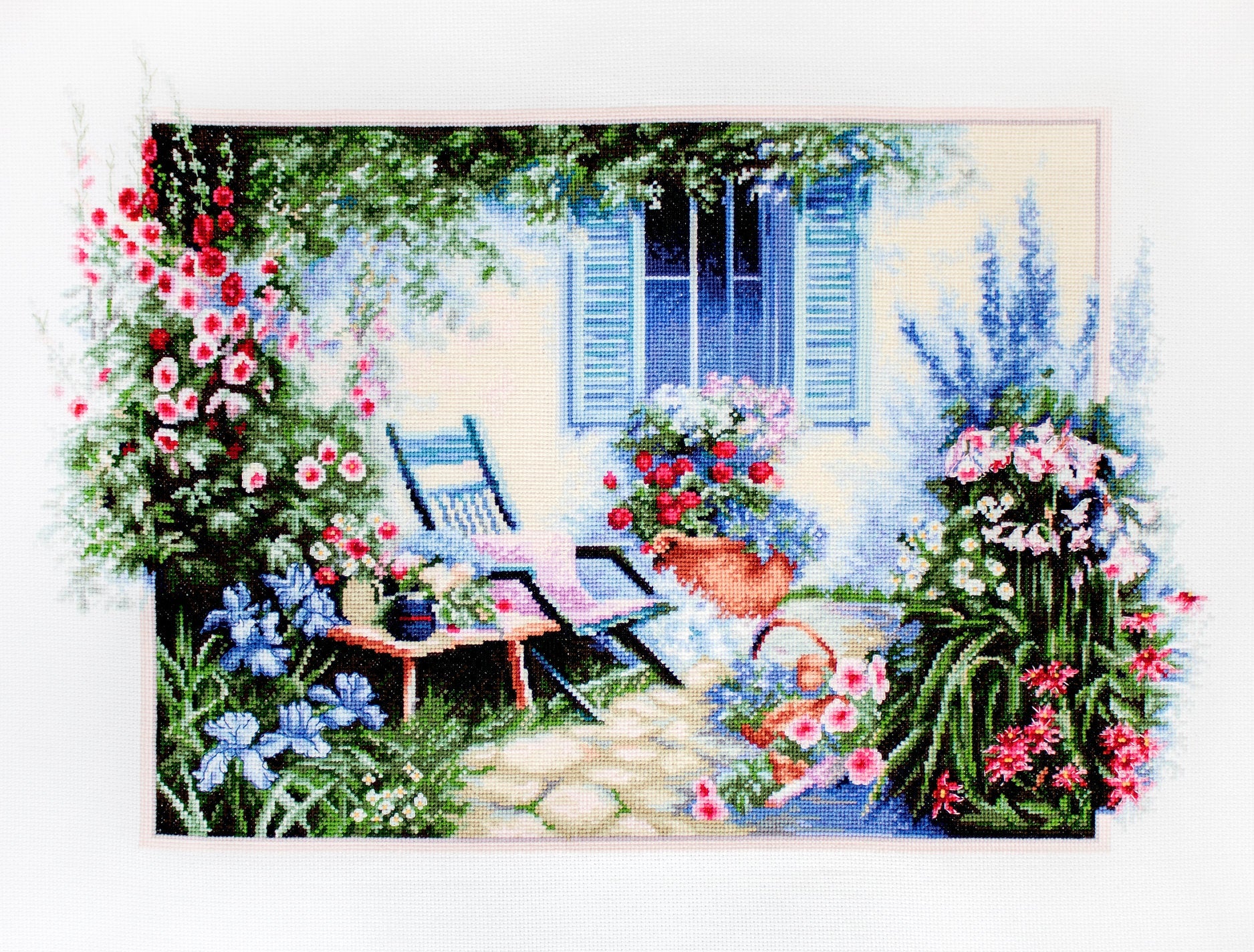 Cross Stitch Kit. Flower Garden - B2342 Luca-S