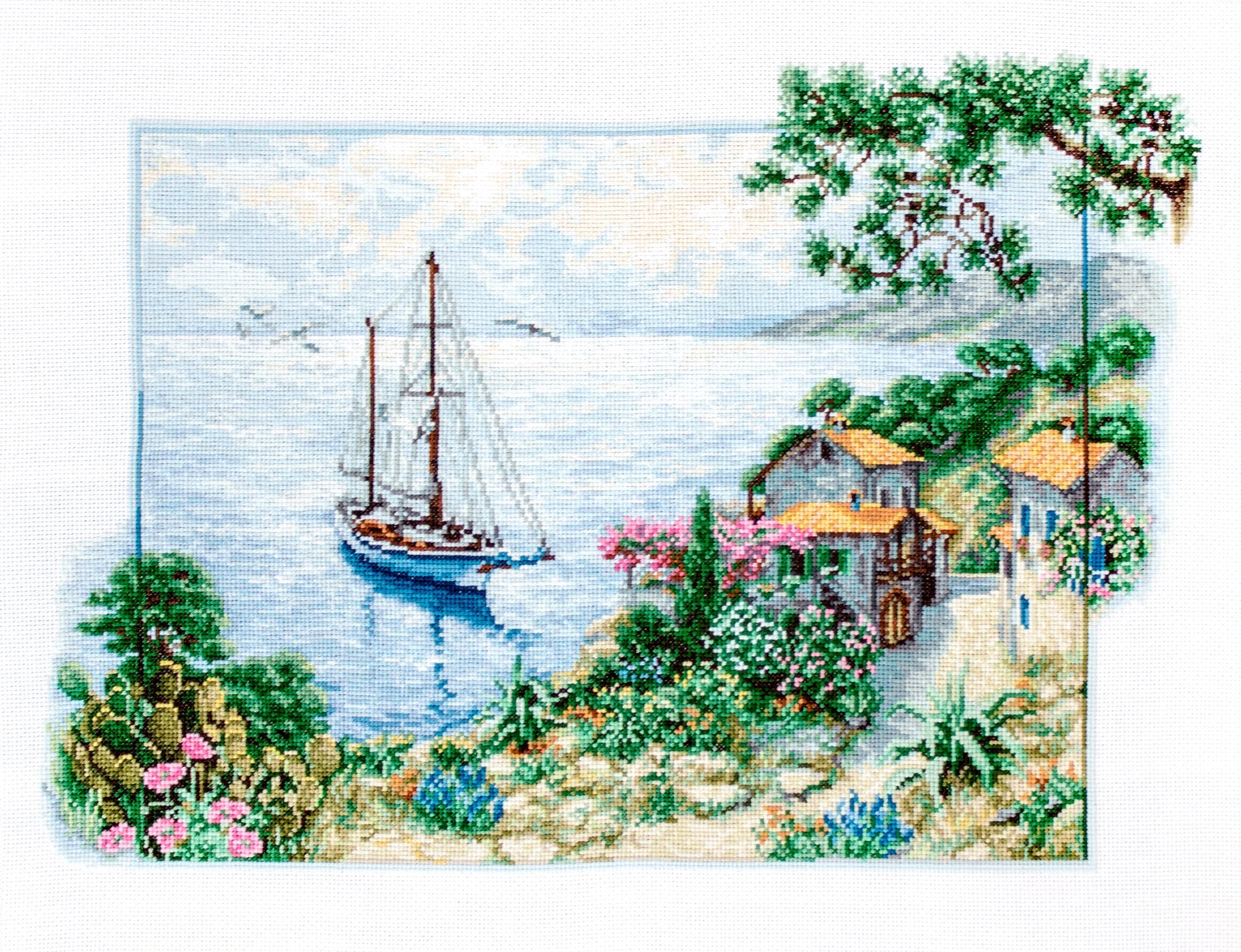 Cross Stitch Kit. Sea View - B2343 Luca-S