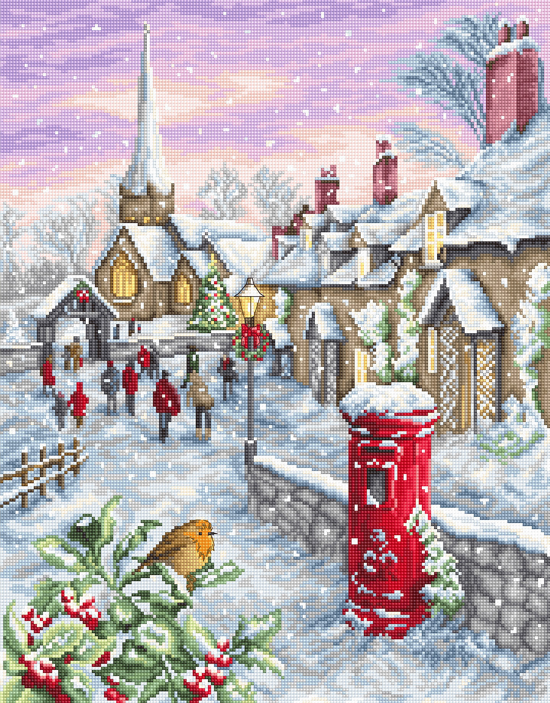 Cross Stitch Kit. Christmas Eve - B2361 Luca-S