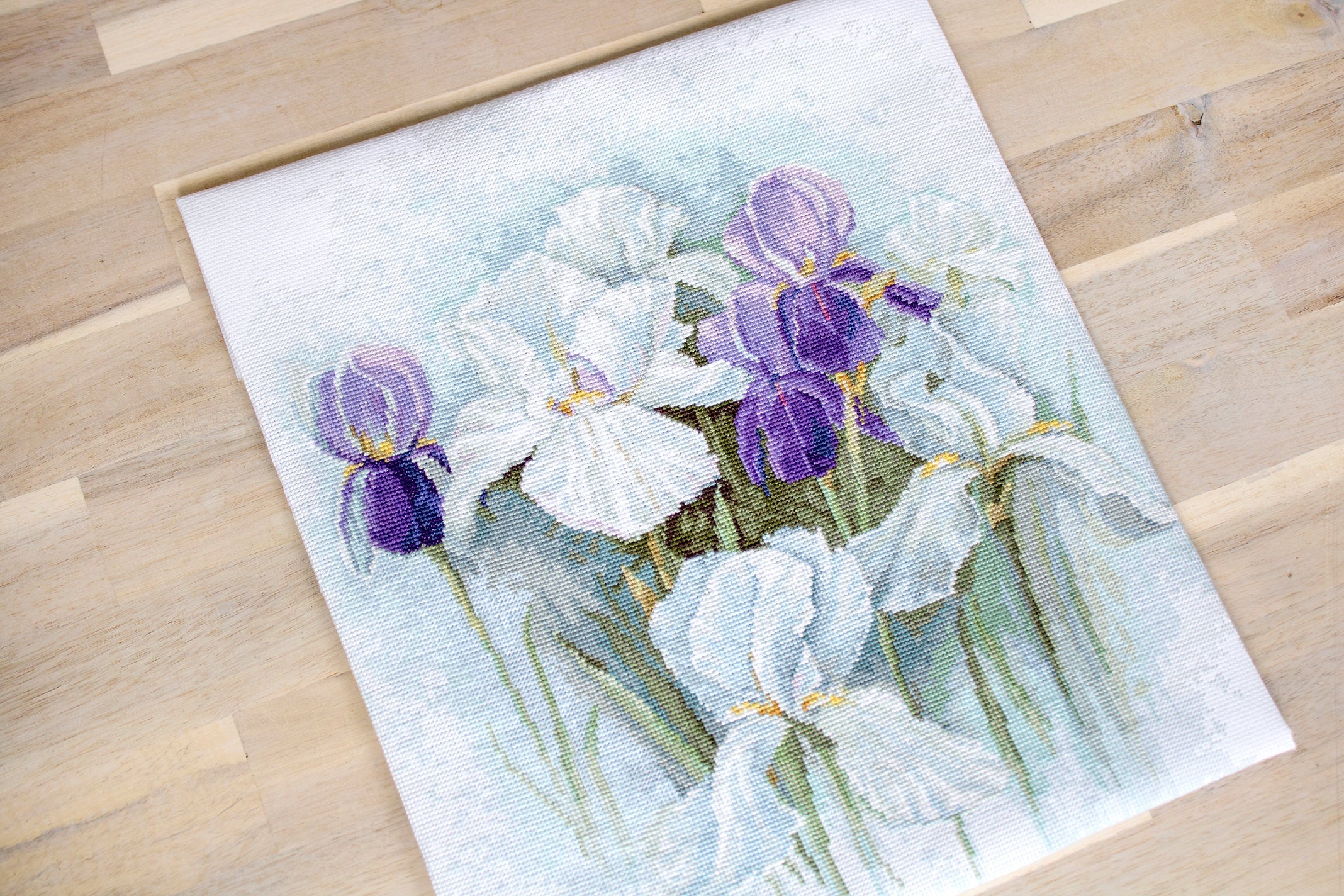 B2367 Irises - Luca-S - Cross Stitch Kit