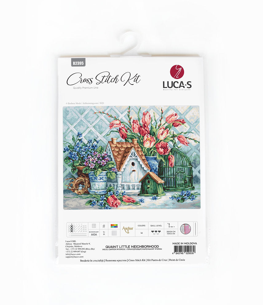 Kit de Punto de Cruz. Little Neighbourhood - B2395 Luca-S