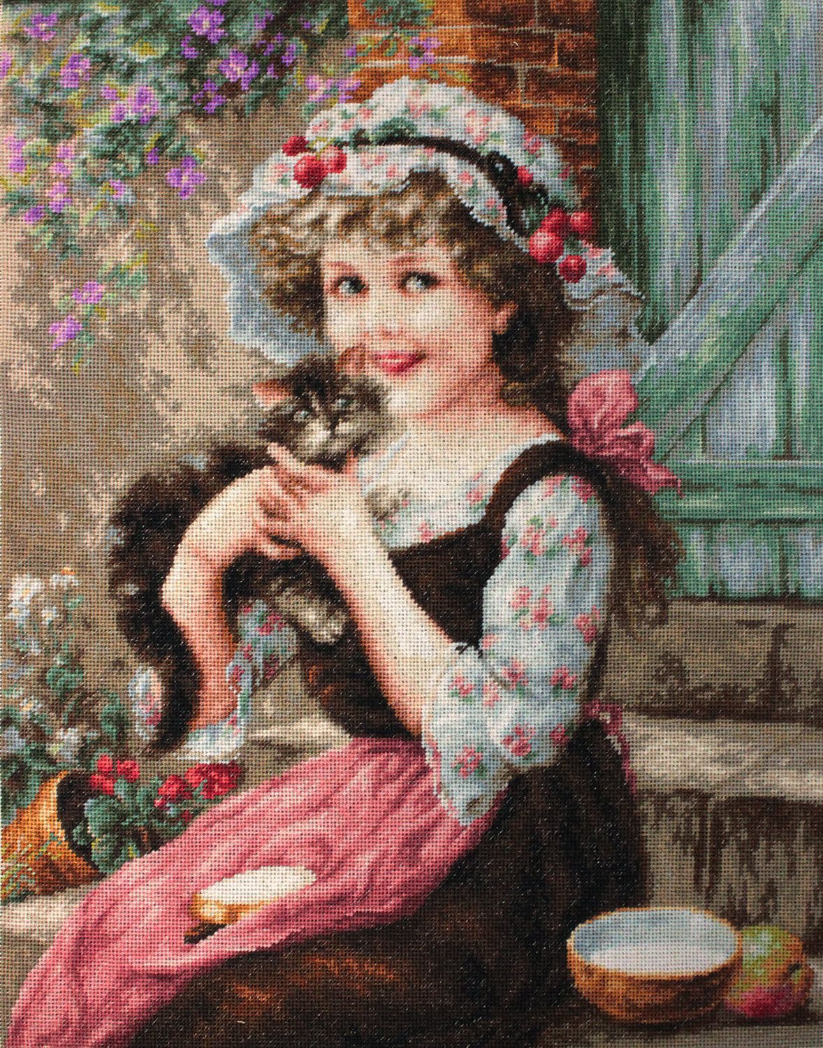 Cross Stitch Kit. The Little Kitten - B538 Luca-S