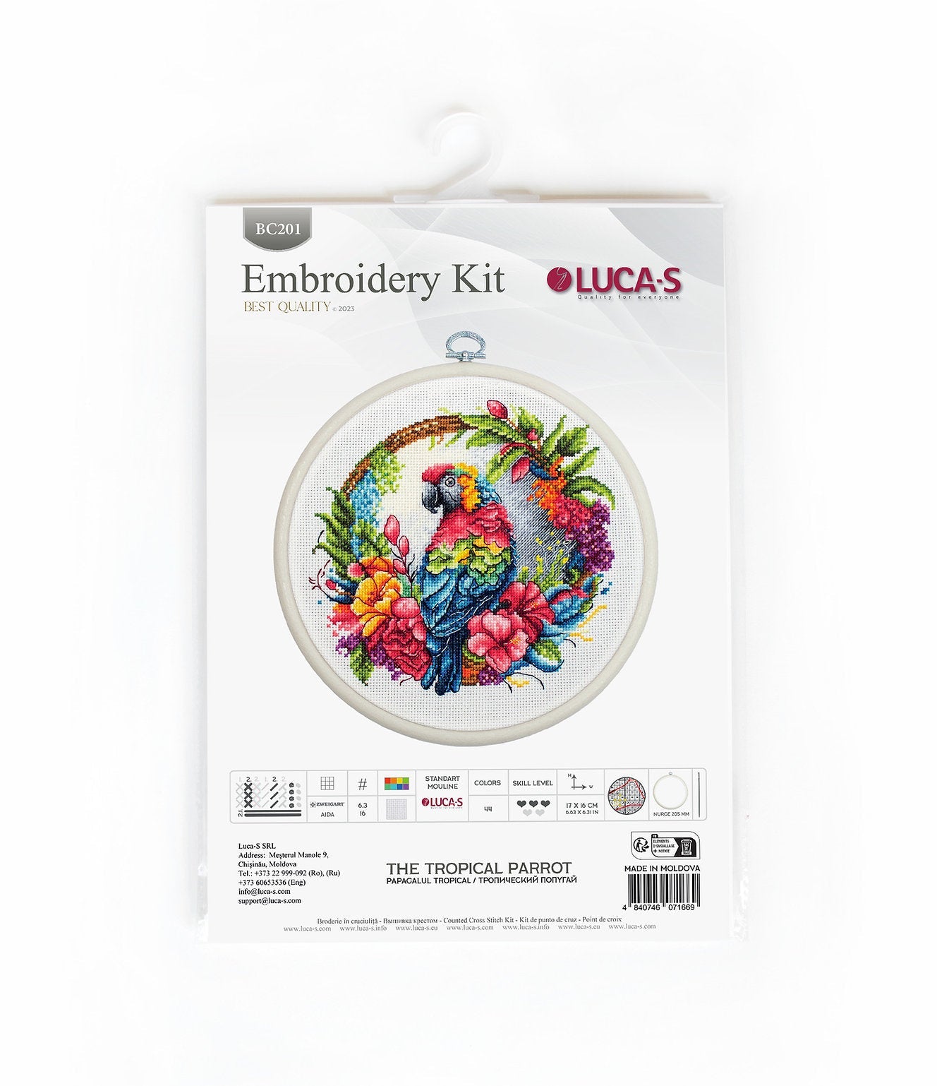 Cross Stitch Kit - Sunflowers - BC201 Luca-S