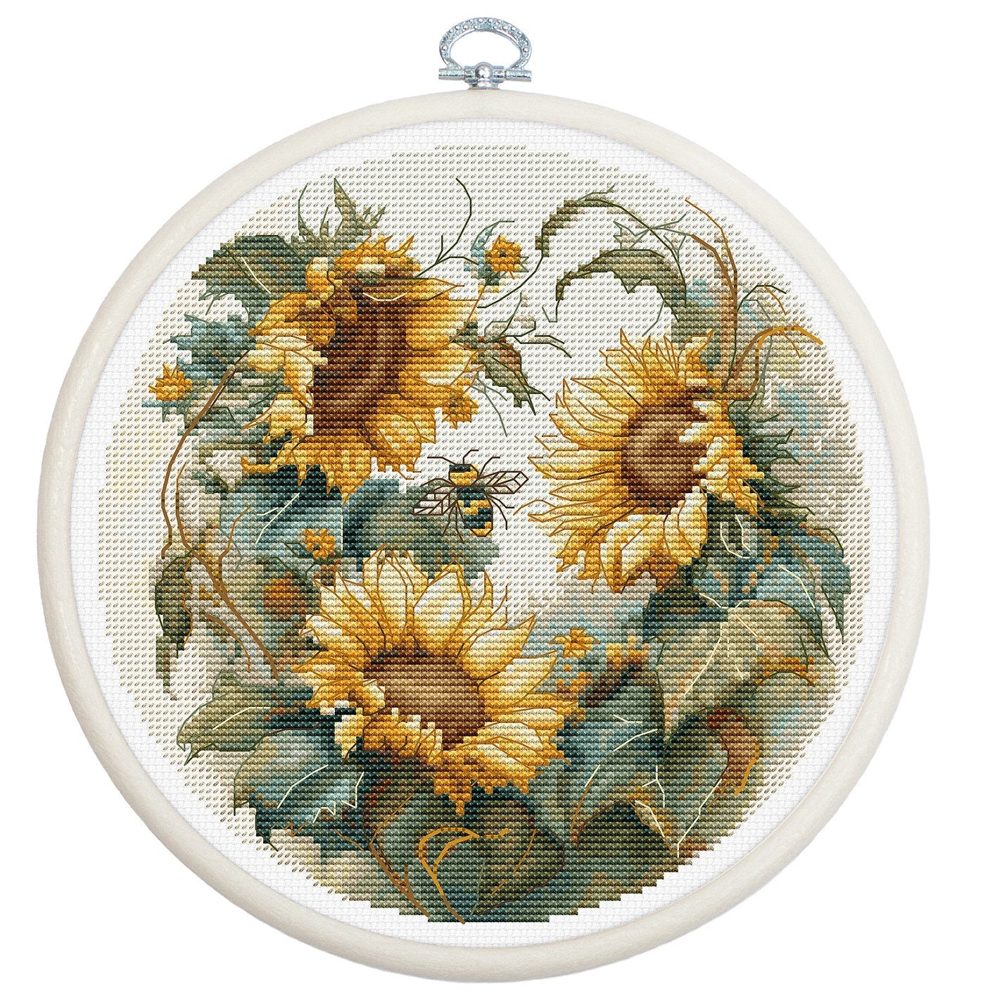 Sonnenblumen. Kreuzstichset BC202 Luca-S