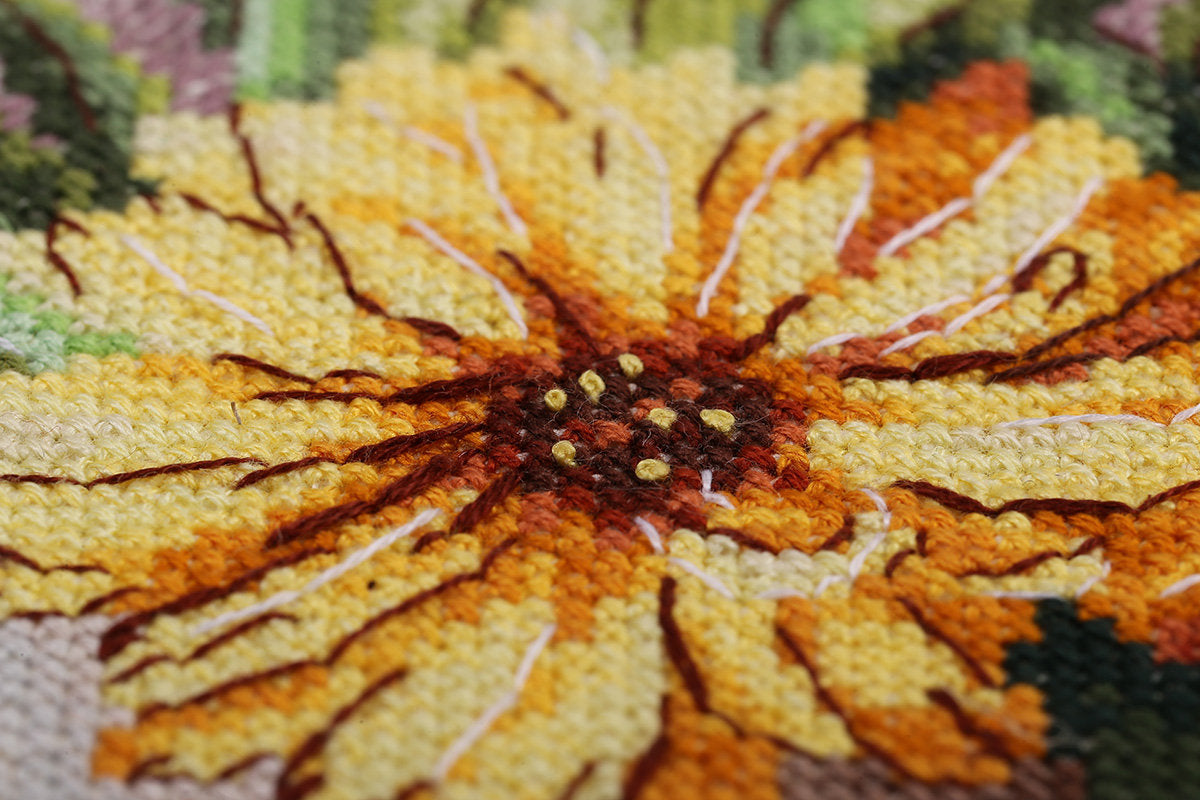 Cross Stitch Kit - Sunny Marigold Bouquet - C-7248 Panna