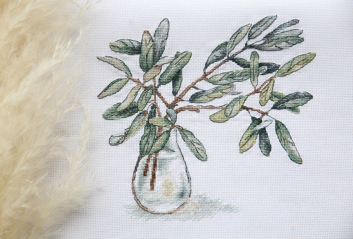 Olive Branches - Panna - Cross Stitch Kit C-7298