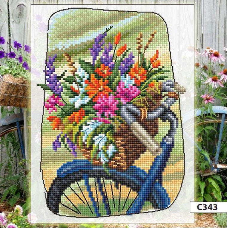 Cross stitch kit. Grandma's Old Garden - RTO C343