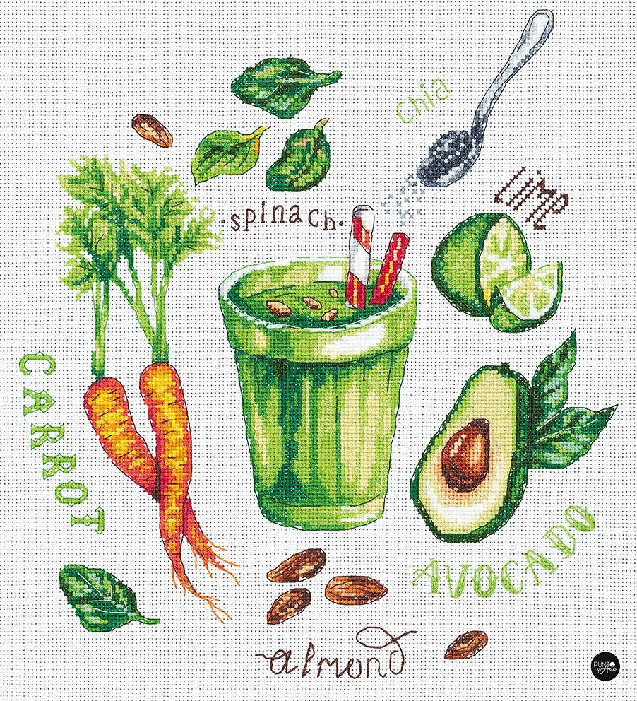 Vegetable Smoothie - Panna E-7130 - Cross Stitch Kit