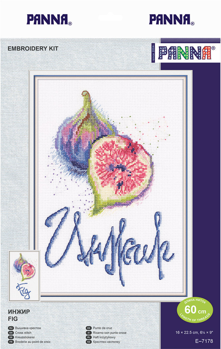 Fig - Panna - Cross Stitch Kit E-7178