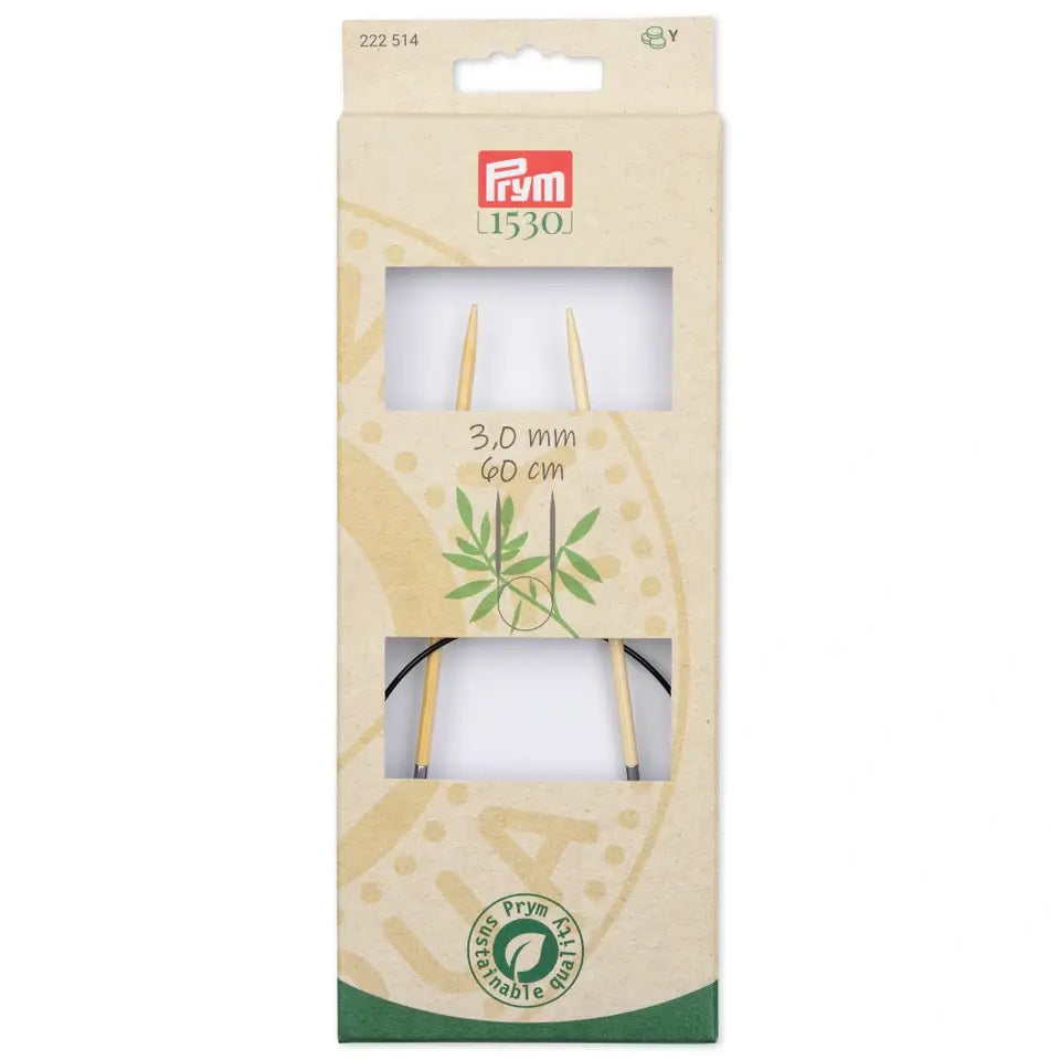 Prym 1530 Bamboo Circular Knitting Needles - Quality, Comfort and Sustainability