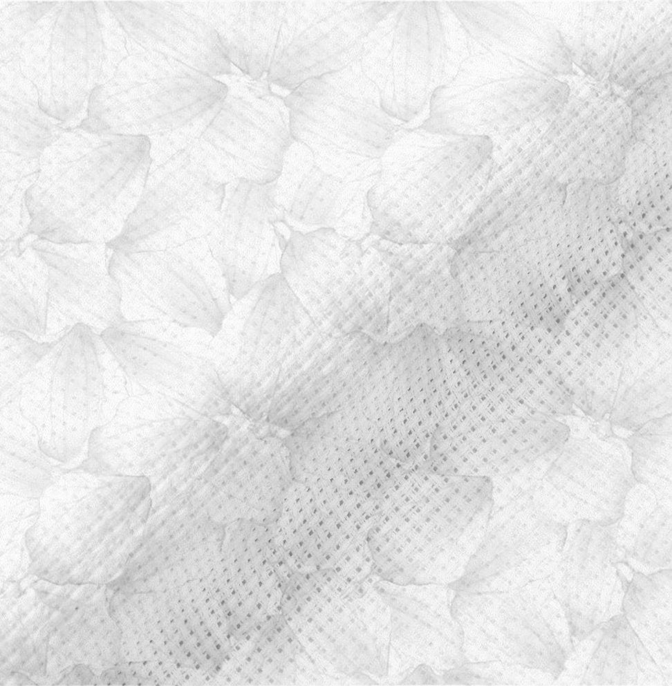 Precut Gray Petals DMC Aida fabric - 14ct, 38.1 X 45.7 cm for embroidery