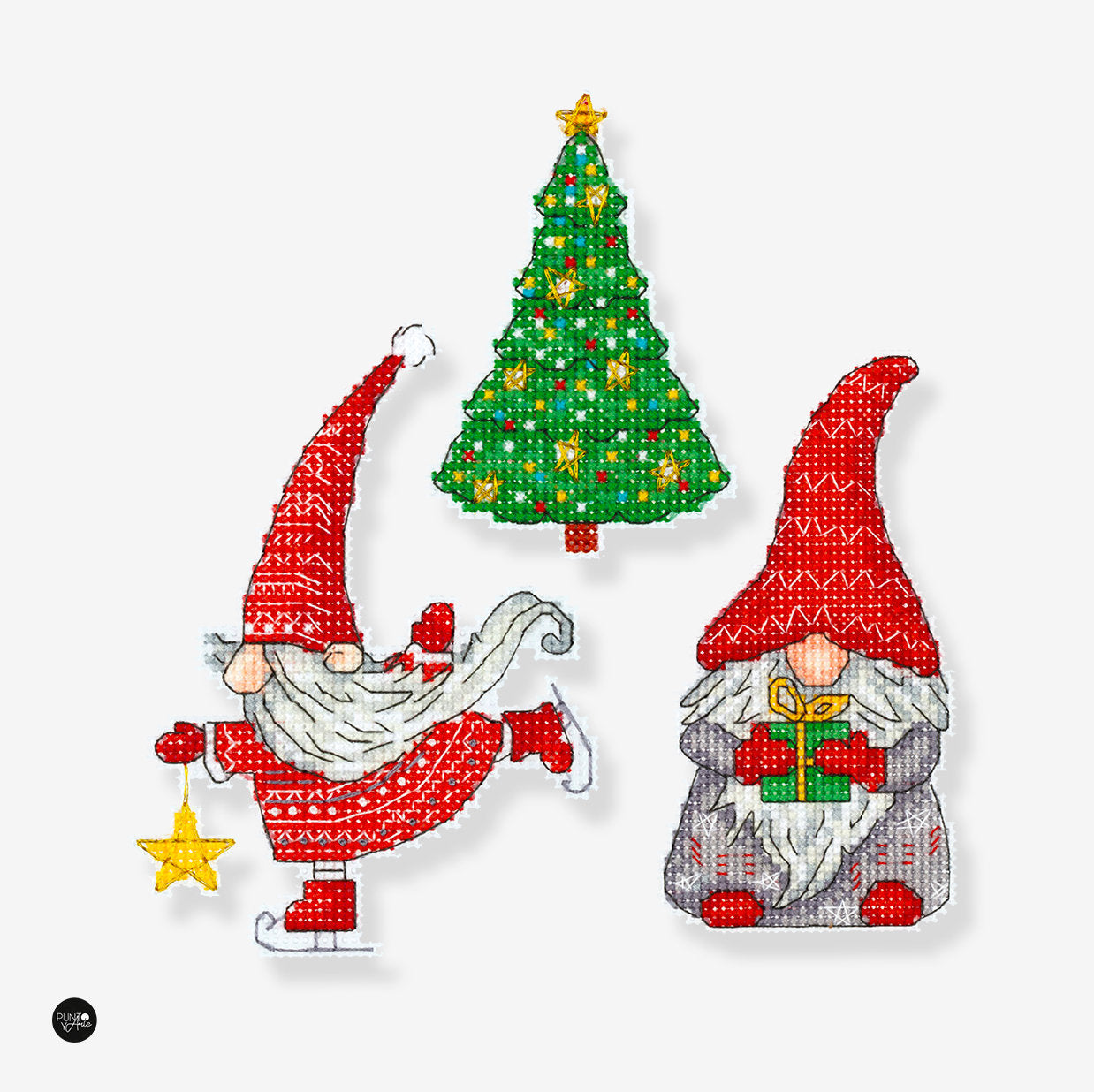 New Year Gnomes - Panna - Cross Stitch Kit IG-7179