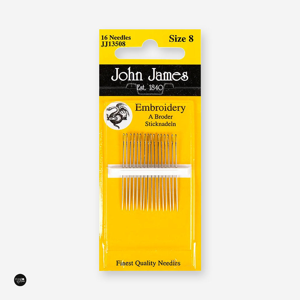 Crewel No. 8 Embroidery Needles John James JJ13508: The Perfect Choice for Your Embroidery Projects