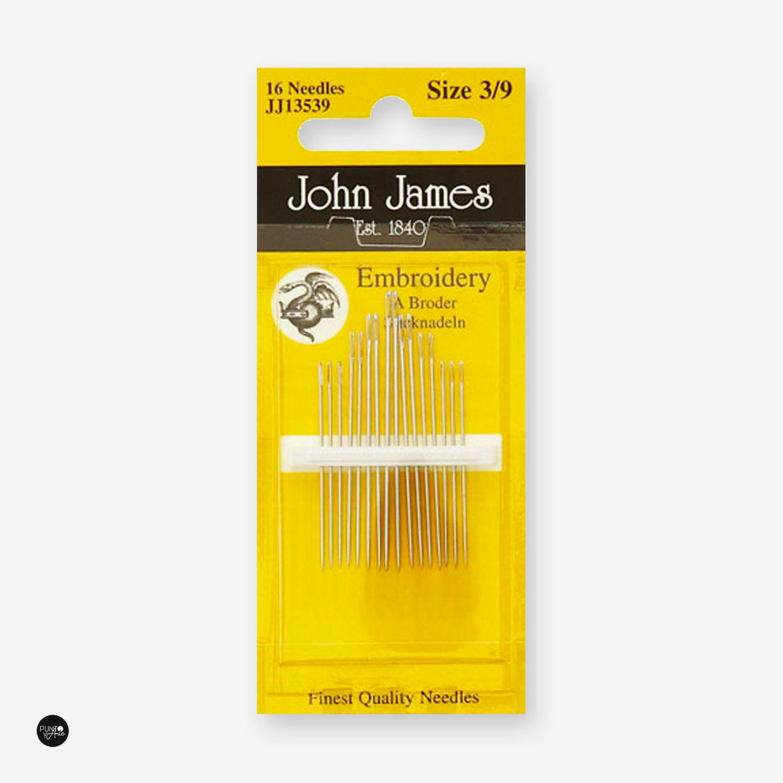 Crewel Embroidery Needles No. 3-9 John James JJ13539: Quality and Versatility in your Embroidery Projects