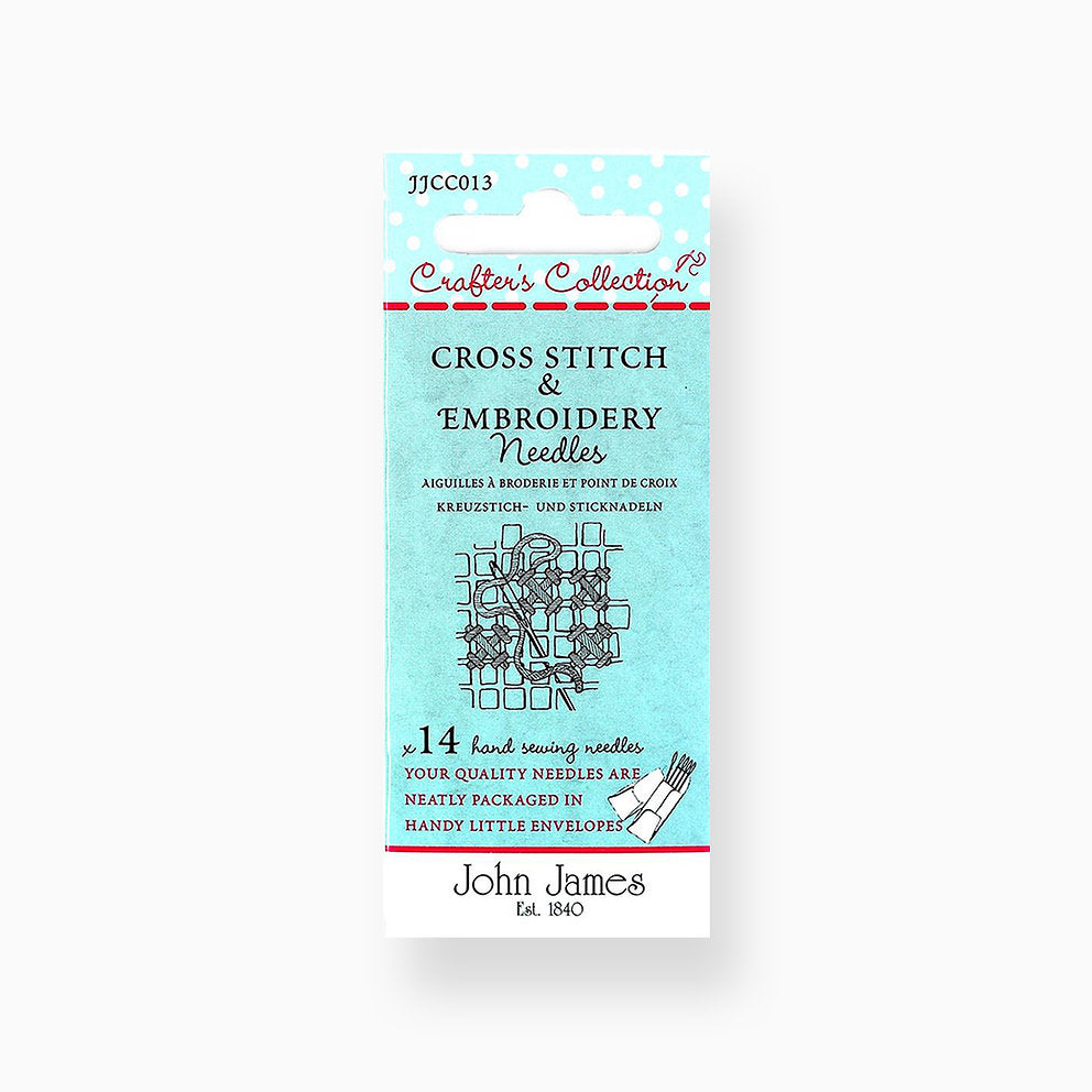 Assortment of Cross Stitch Needles - John James Nr.24-26 JJCC013: Versatility and Precision in your Embroidery Projects