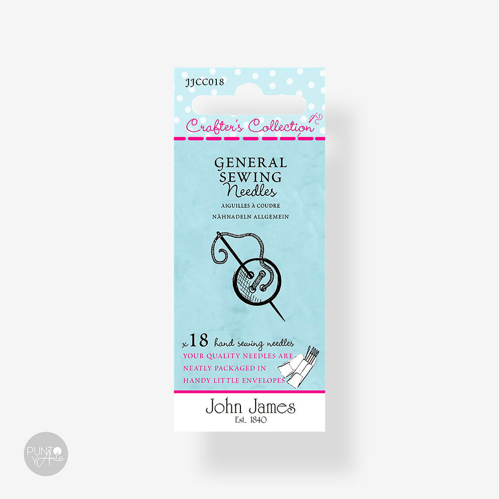 Sewing Needles (General) - John James JJCC018: Essential Tools for your Sewing and Repair Projects