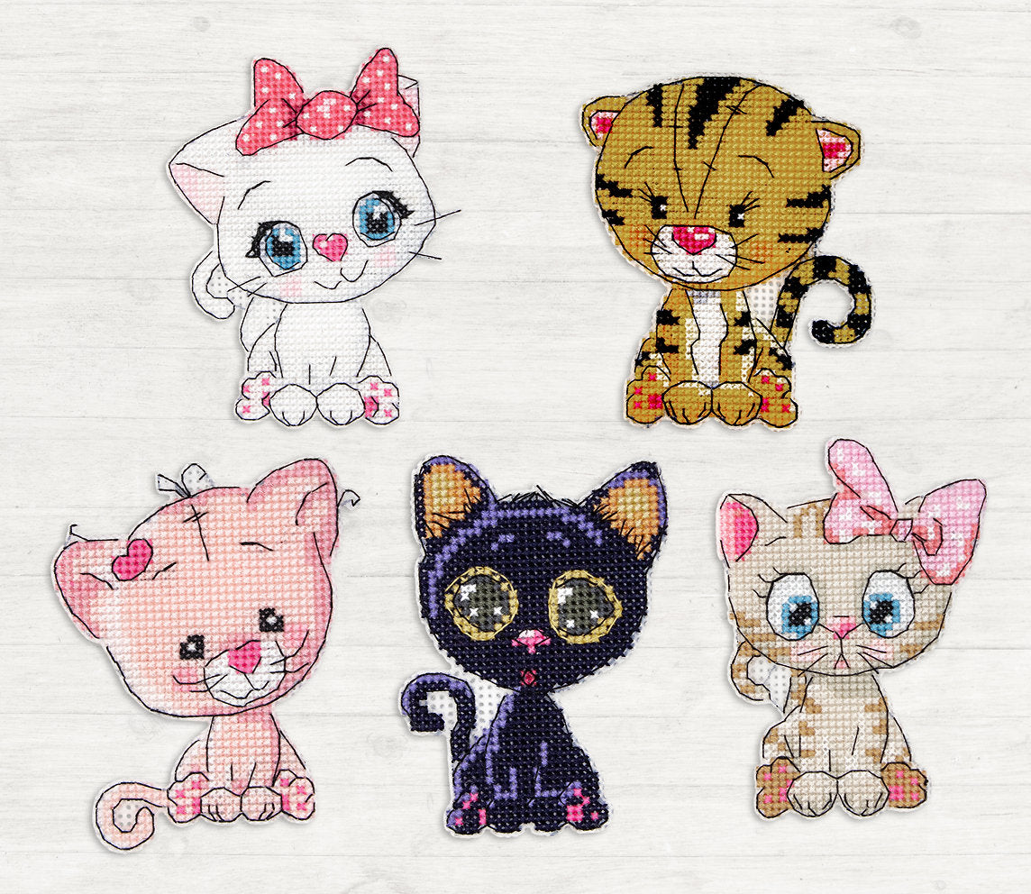 Cross Stitch Kit. Kittens - JK033 Luca-S