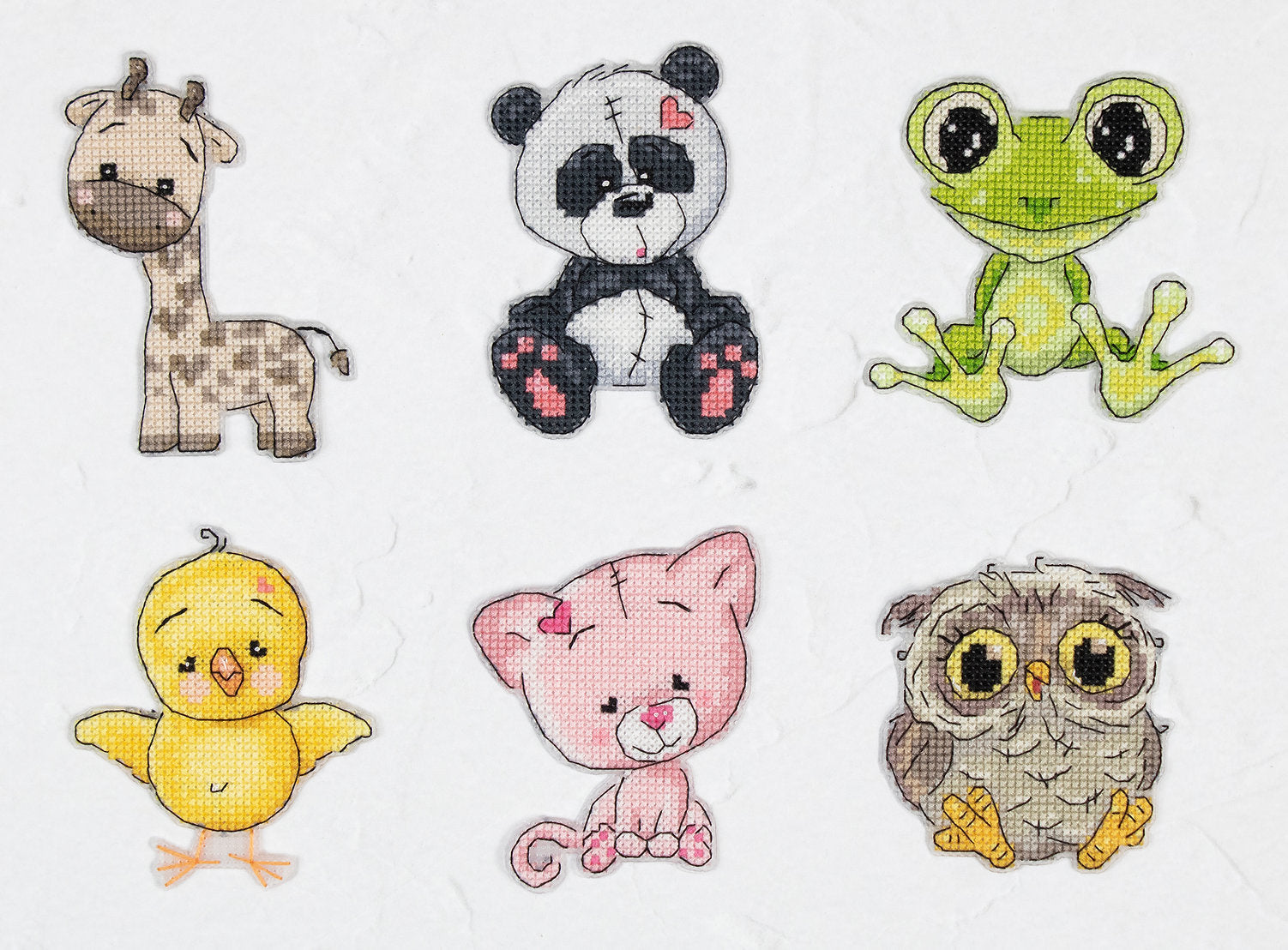 Cross Stitch Kit Little Animals Friends No.3 by Luca-S - JK040