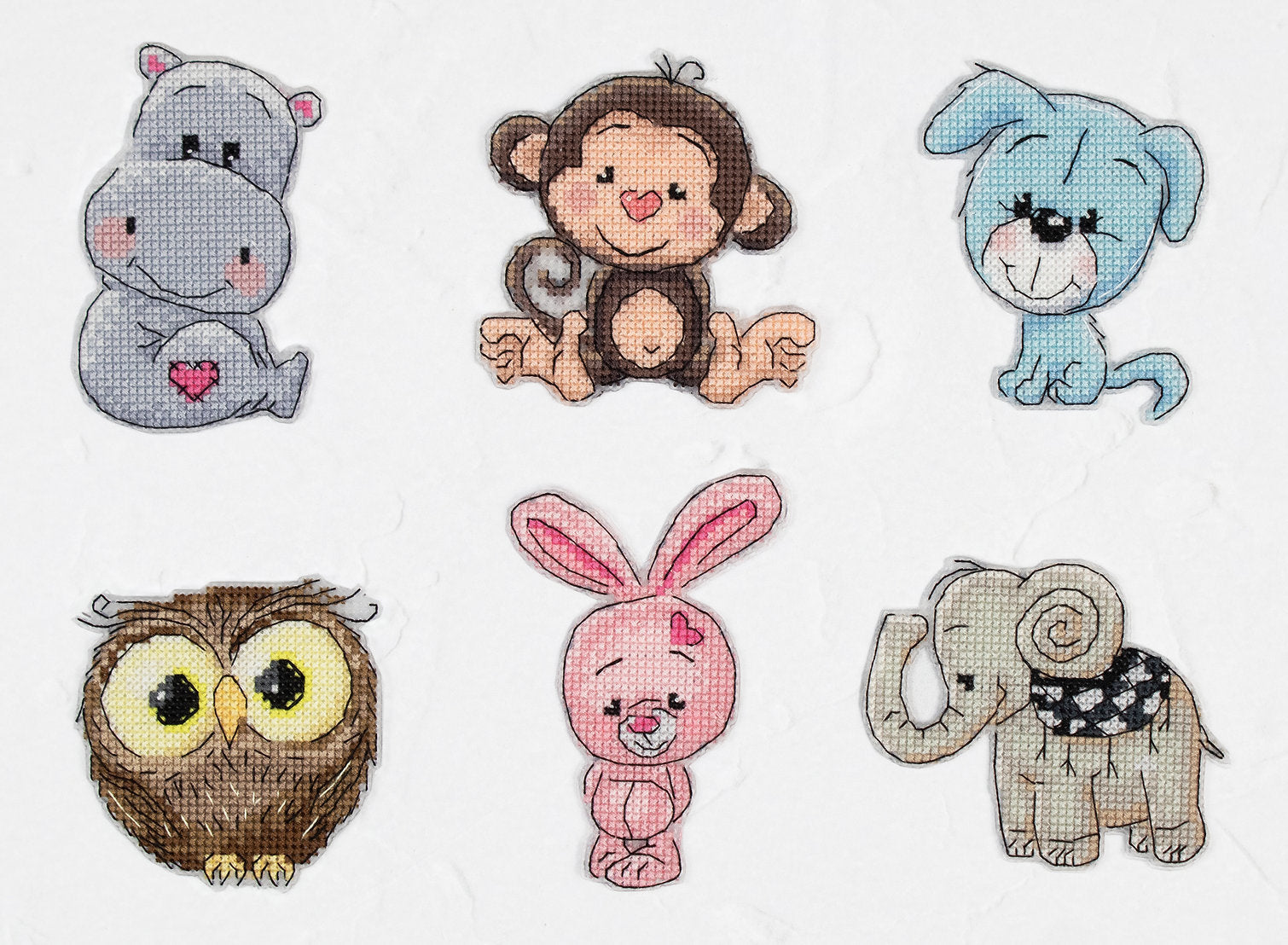 Cross Stitch Kit Little Animals Friends No.4 by Luca-S - JK041
