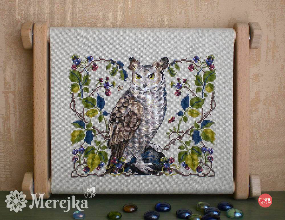 K-148 A The Owl - Merejka - Cross stitch kit