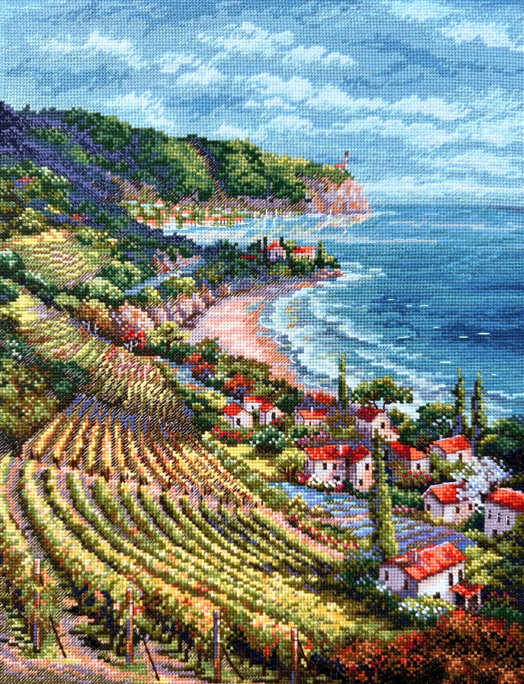 Cross Stitch Kit "Coastal View" - Merejka K-226