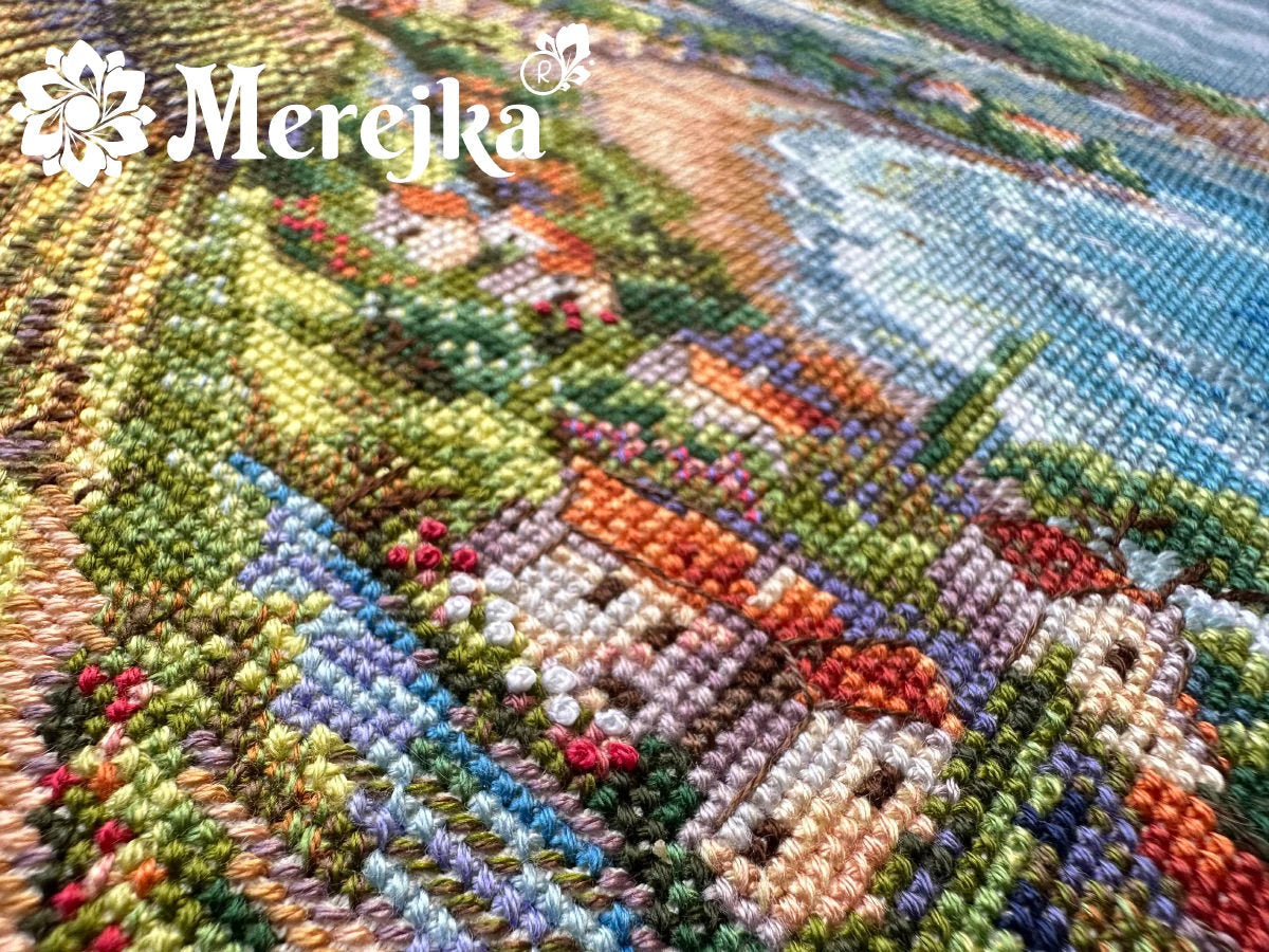 Cross Stitch Kit "Coastal View" - Merejka K-226