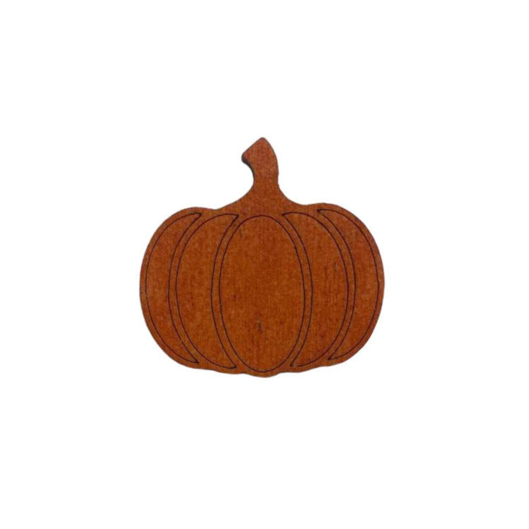 Pumpkin. Wizardi Wooden Needle Magnets KF059/40