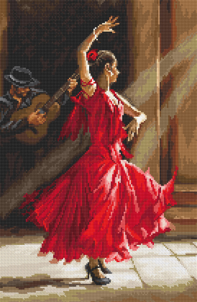 L8023 Flamenco - LETISTITCH - Cross Stitch Kit