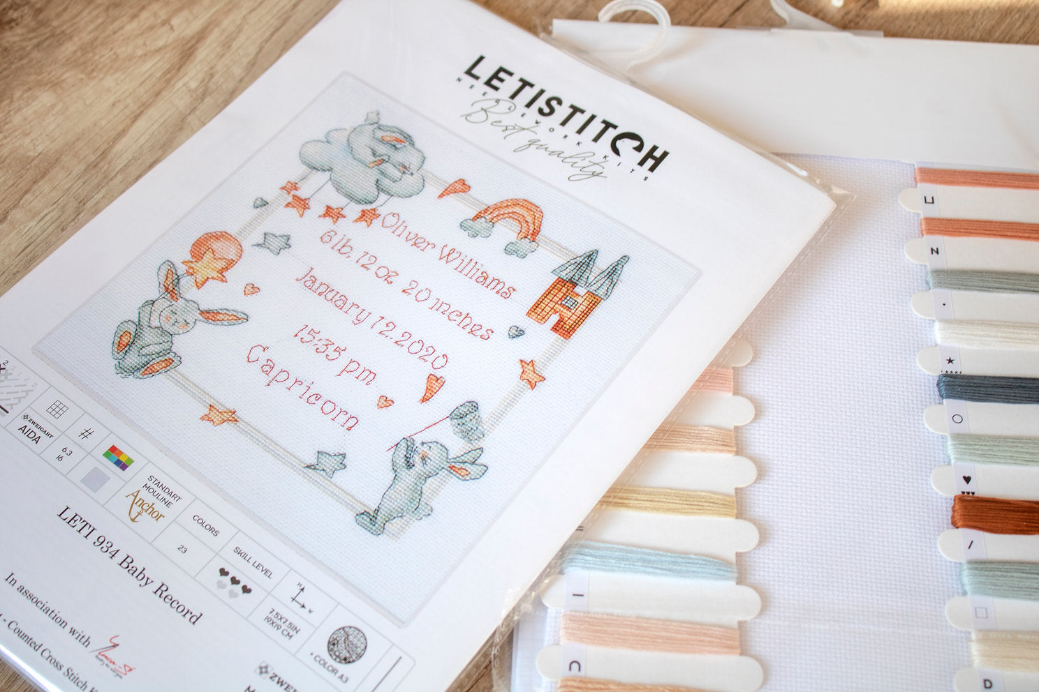 LETI 934 Natalicio Baby – LETISTITCH – Kreuzstichset