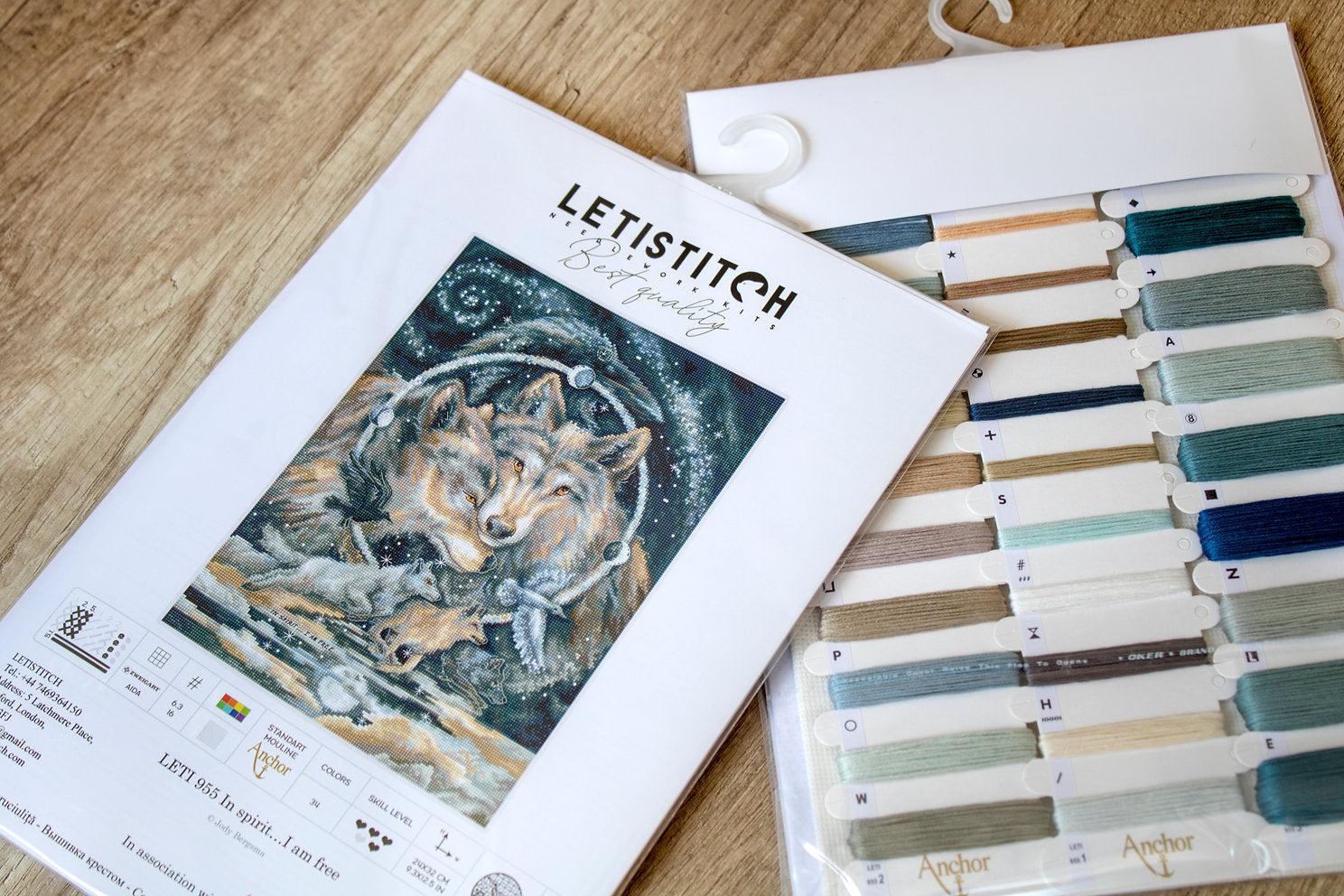 LETI 955 Im Geiste... Ich bin frei – LETISTITCH – Kreuzstichset