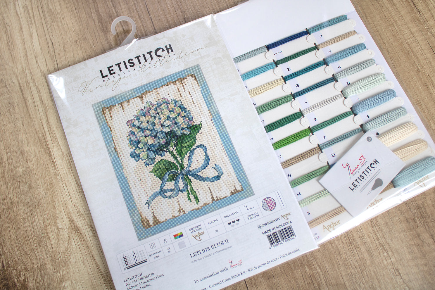 BLAU II Kreuzstichset - LETI 973 LETISTITCH