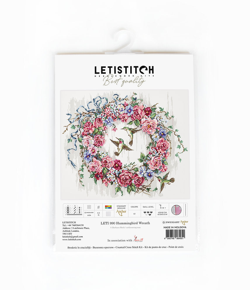 Letistitch Counted Cross Stitch Kit Christmas Toys Kit Nr.1 Leti966