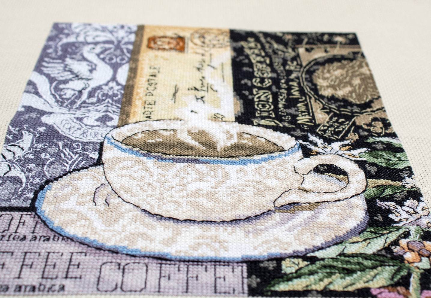 LETI 994 Löwe Kaffee C – LETISTITCH – Kreuzstichset