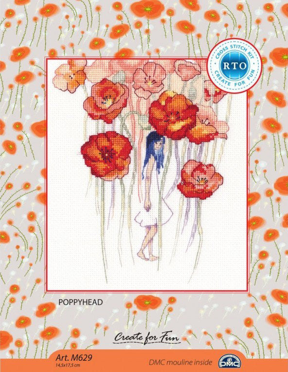 Cross stitch kit. Poppy - M629 RTO