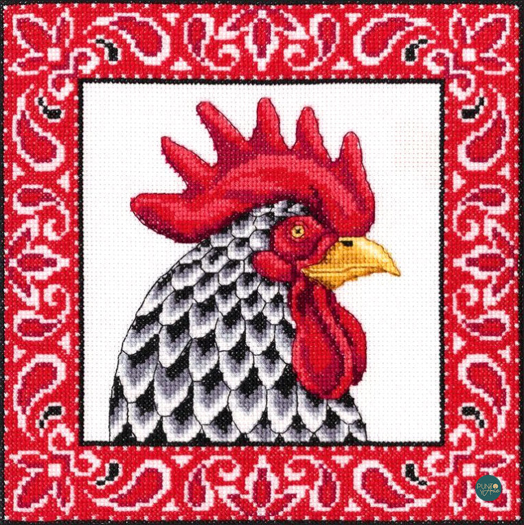 Cross stitch kit. Handsome Rooster - M660 RTO