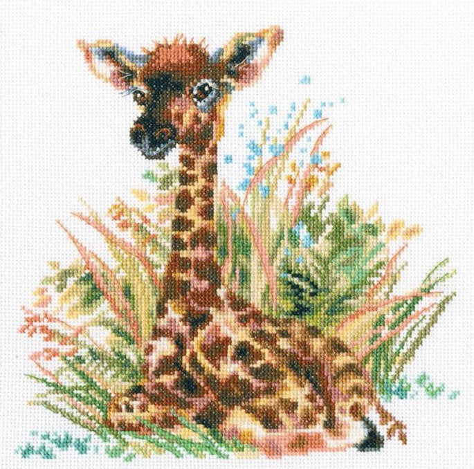 Kreuzstichset. Kleine Giraffe - RTO M682