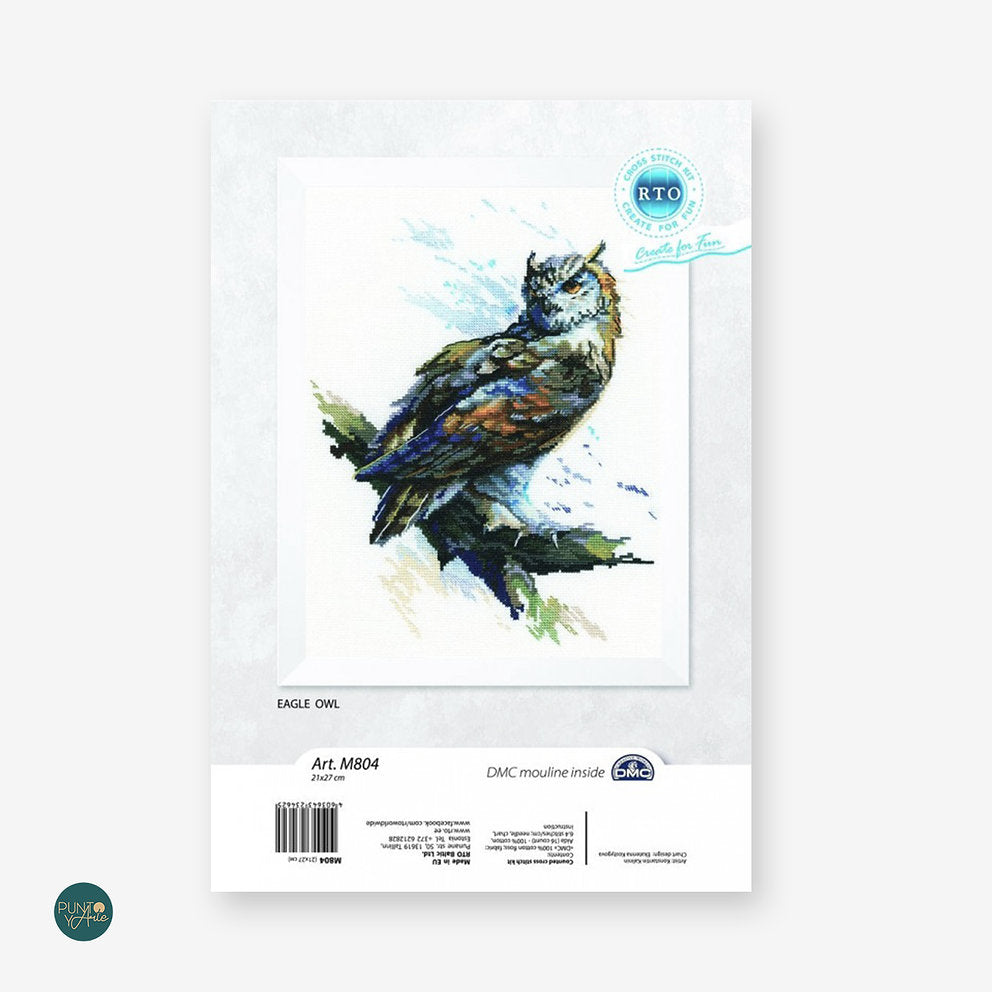 M804 Eagle Owl - RTO - Cross Stitch Kit