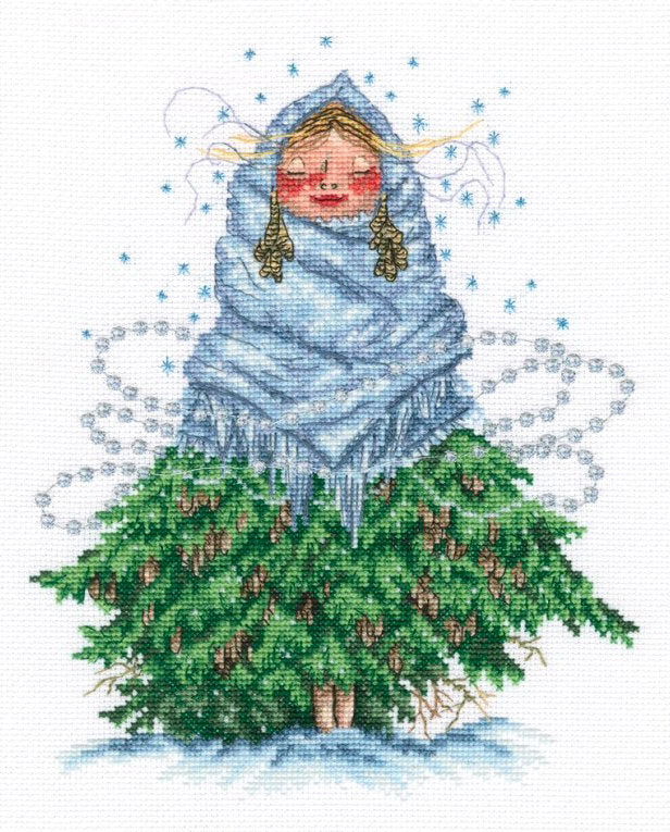 Cross stitch kit. Don't be cold, spruce - M823 RTO