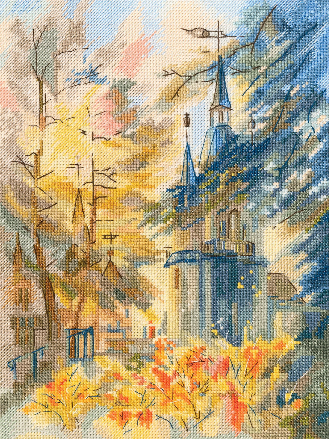 Cross stitch kit. Autumn Landscape - RTO M873